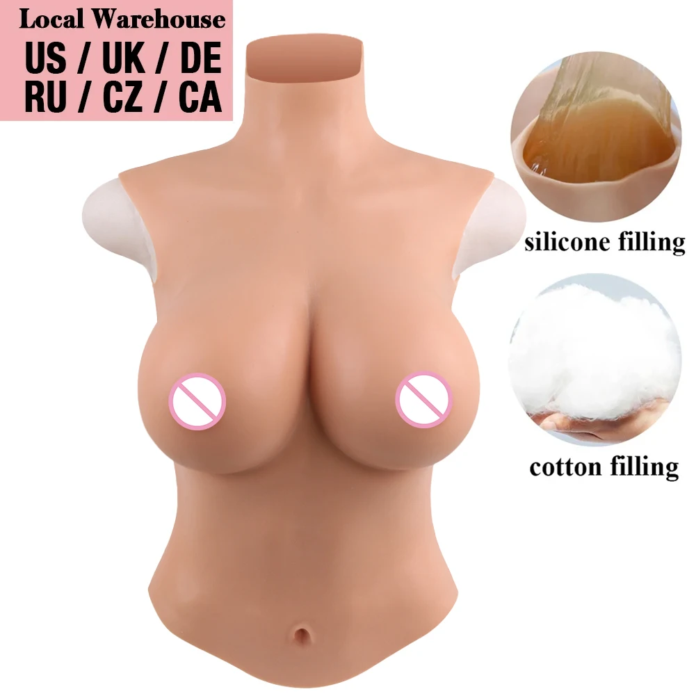 

U-Charmmore Liquid Silicone Breast Forms Huge Big Boobs Tit For Crossdressing Transgender Cosplay Male to Female Boobs Sexcospy