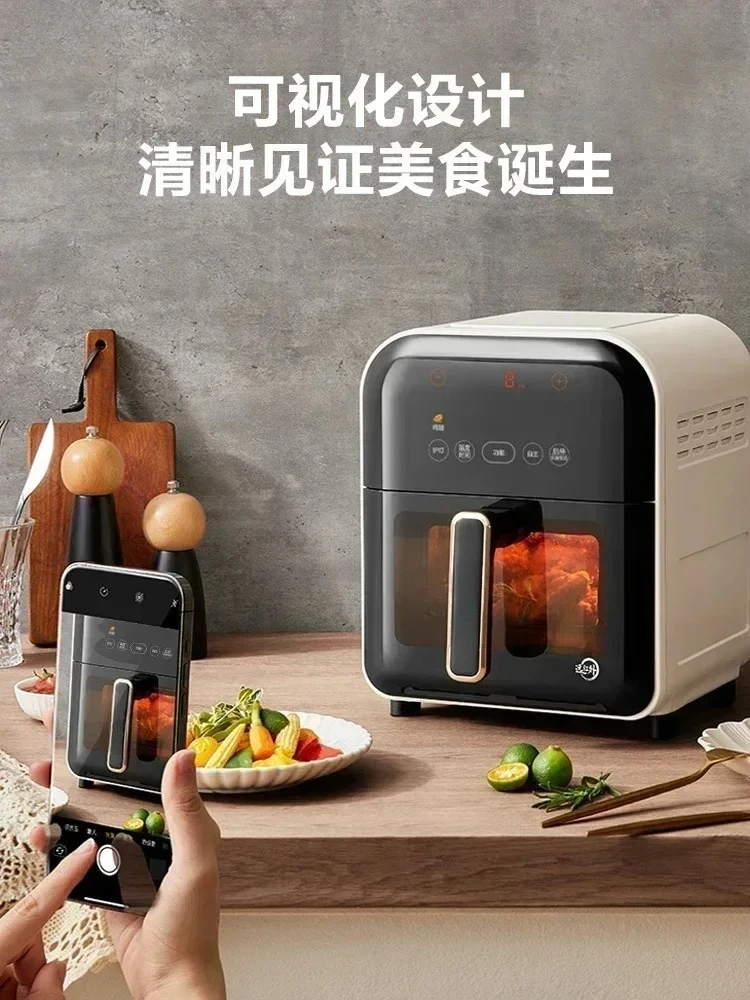 smart visual electric fryer multifunctional large capacity oven integrated