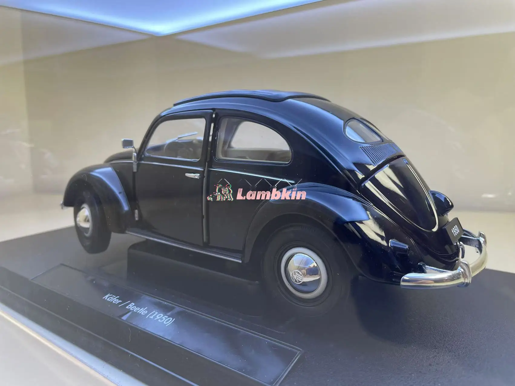 Originele 1/18 VW kafer kever 1950 klassieke auto Model Zeldzaam Model Te Openen Collectible Verjaardagscadeau Memorial Miniatuur