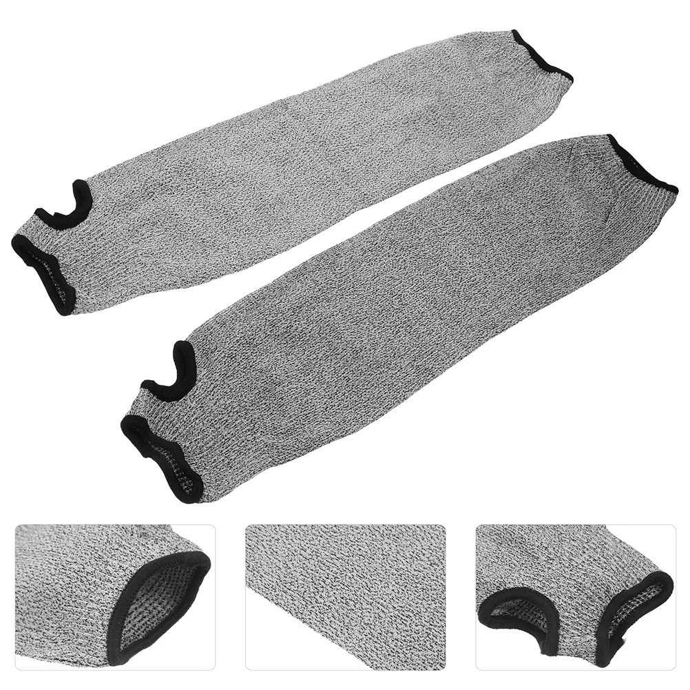 8 pcs  Cut Resistant Gardening Sleeves With Tumb Hole Soft Arm Protective Guards For Gardening Repairing Building Labor Working