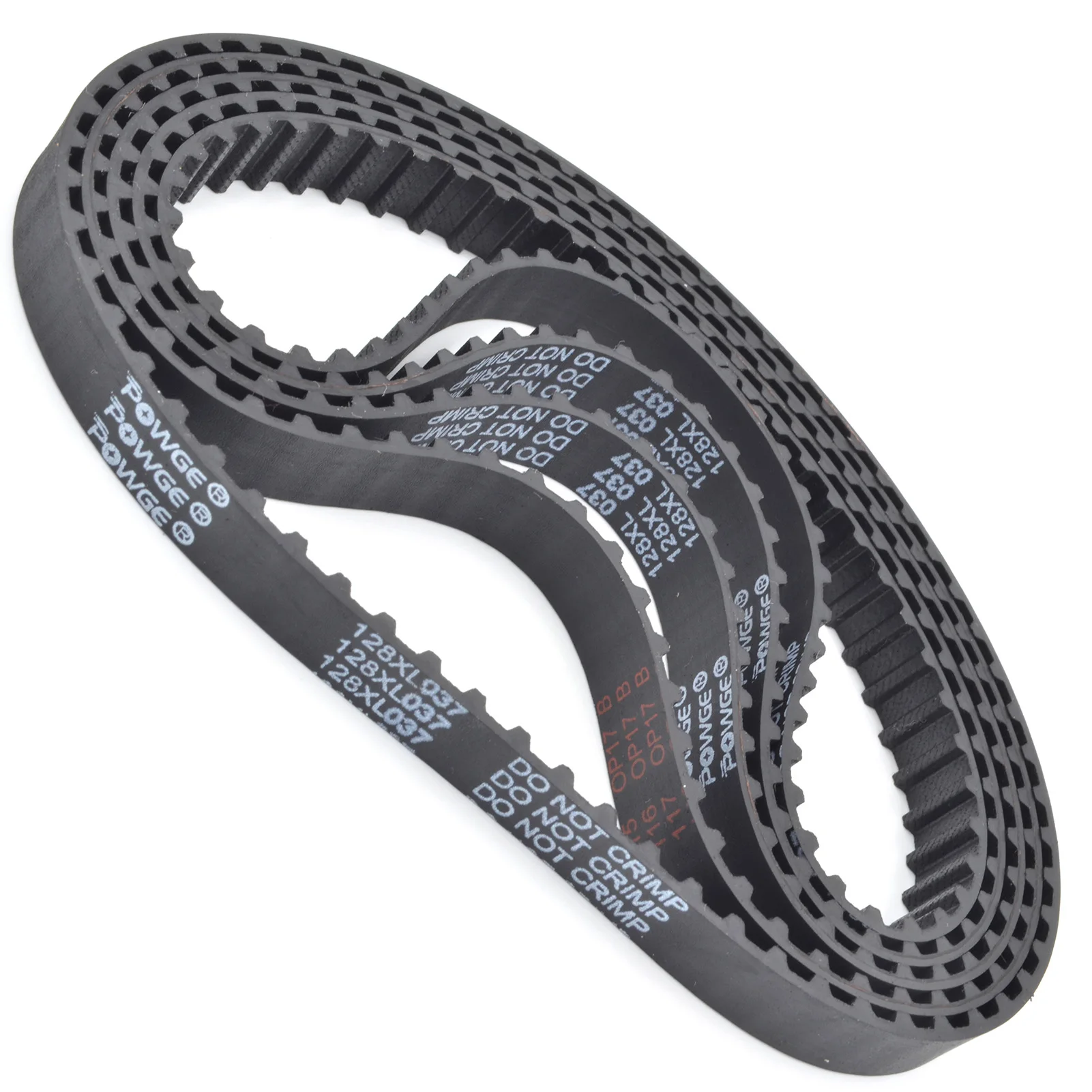 POWGE XL Timing belt 126XL to 188XL width 6-25mm 128 130 132 134 136 138 140 142 144 146 148 150 152 154 156 158 160 162 164 168