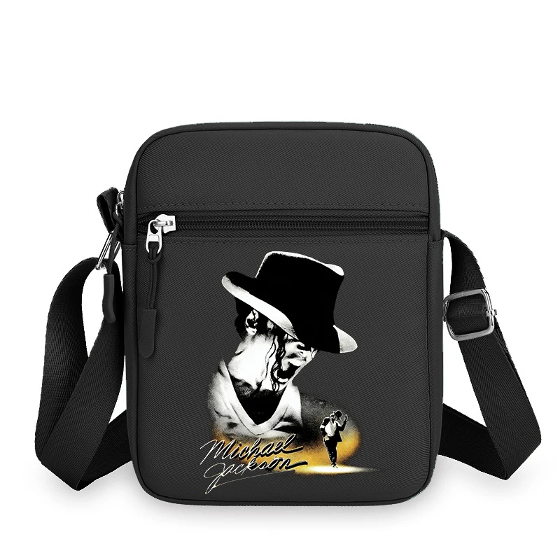 Men Women Anime Phone Storage Pouch MJ Casual Accessories Handbags Michael Jackson Fashion Creative Crossbody Bag Birthday Gifts view 5
