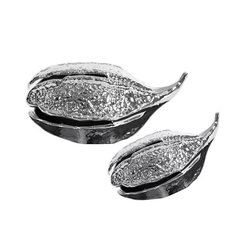 

Современный итальянский минималистичный серебряный стручок, гальванический геометрический орнамент, чайная комната, кабинет, настольное украшение для дома, орнамент