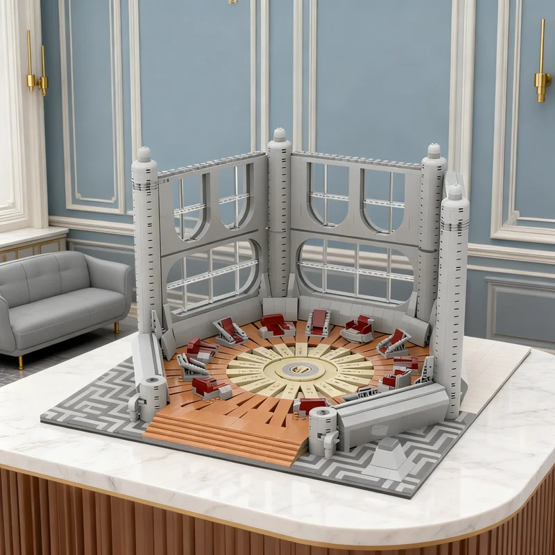 

3250 деталей MOC COUNCIL CHAMBER Star Battle UCS: Конструктор, креативный подарок, DIY-декор для взрослых и детей, для дома и офиса