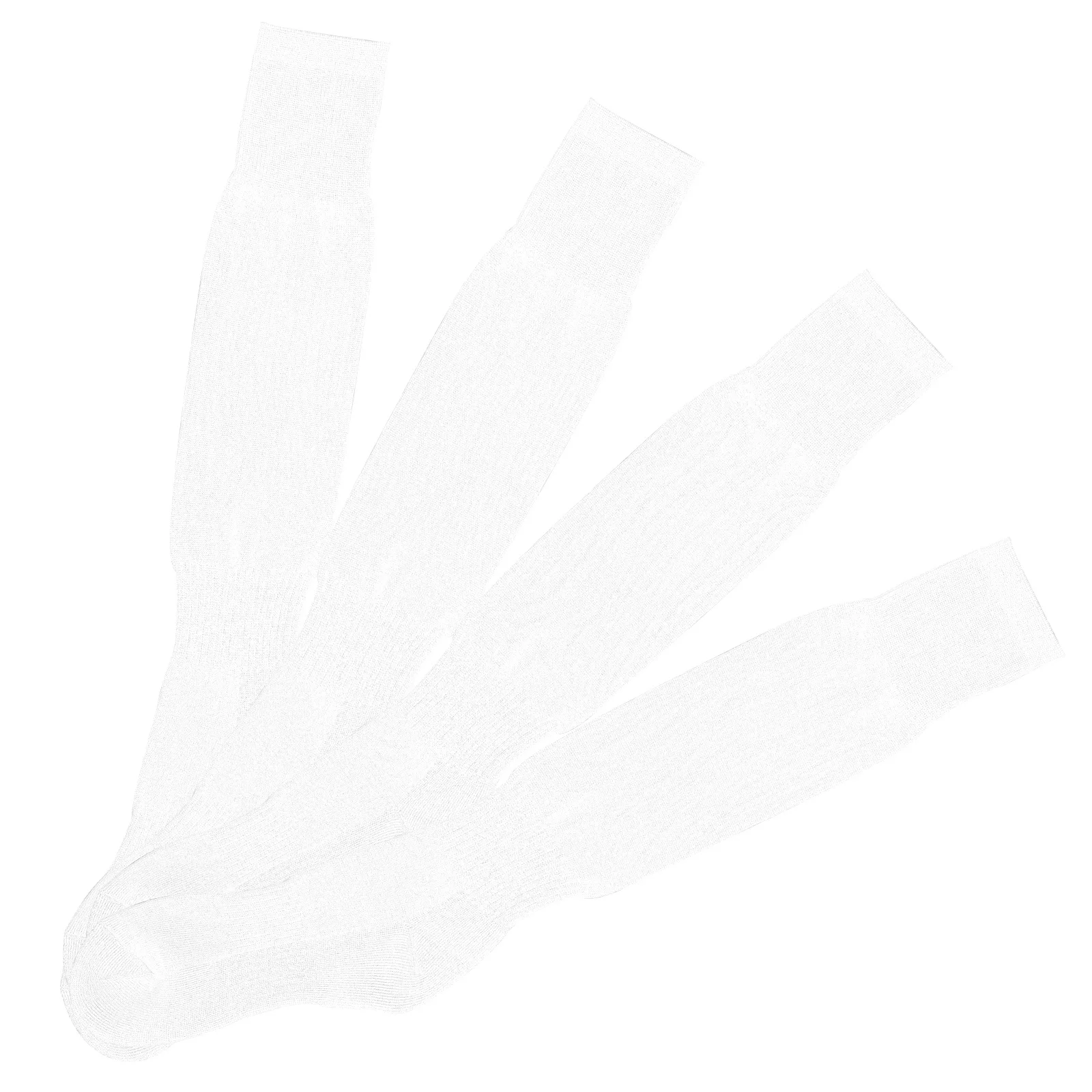 

2 Pairs Sports Socks Comfortable Elastic Soccer Stockings Towel Bottom Fit Outdoor Activities Football Baseball Stable Support