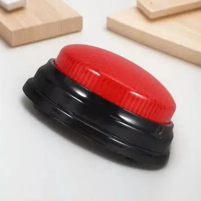 

1pc Alarm Sound Button Plastic Toy Game Show Child Stickers Buzzers Light Effect Prank Prop Wedding Favor DIY