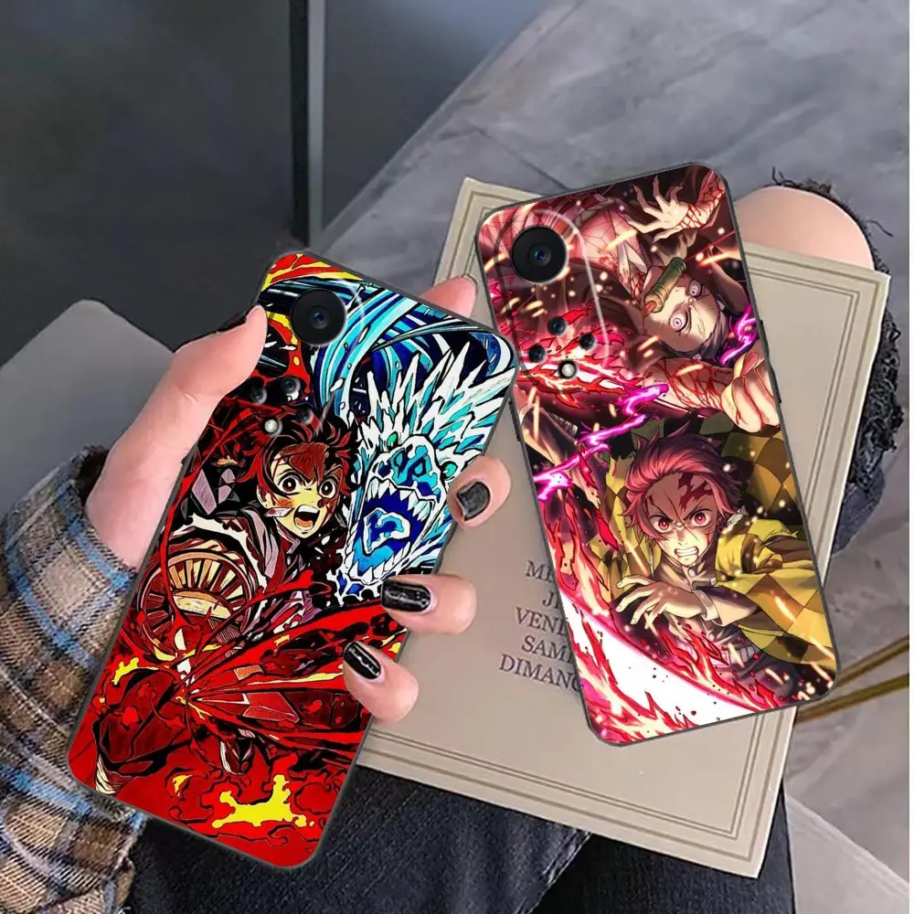 Anime Demon Slayer Tanjiro Funda Case For Huawei NOVA Y90 Y70 Y61 10 9 9 Plus 8 8I 7 7I 6 SE 5 5I 4 3 3I 2S Plus Pro Case Shell