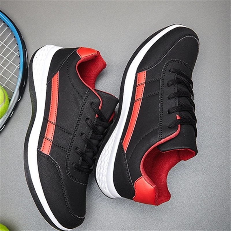 Pu Leather Men Shoes Sneakers Trend Casual Breathable Leisure Male Sneakers Non-Slip Footwear Vulcanized Shoes Tenis Masculino