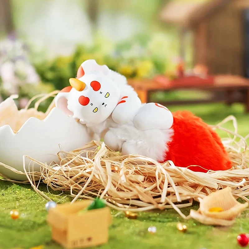 

Аутентичная мифическая кукла-животное, слепая коробка-коллекционная игрушка ручной работы в подарок, модная мобильная подвеска для окружающего духа