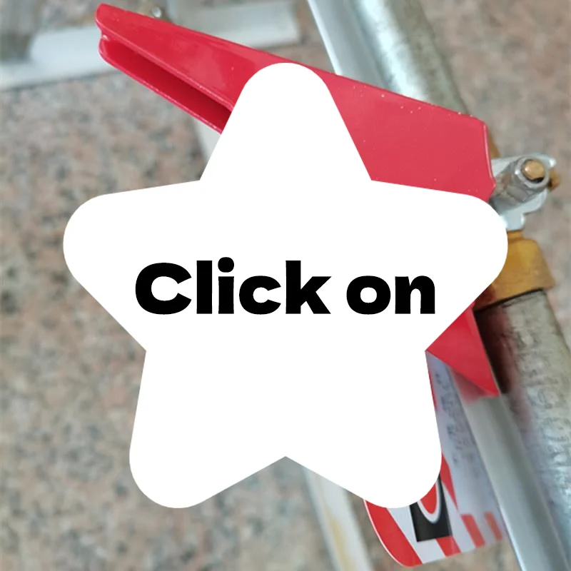 Wedge Ball Valve Lockout Device Industrial Pipeline Valve Lock Safety Isolation Lockout Tagout Factory Repair Set Supply