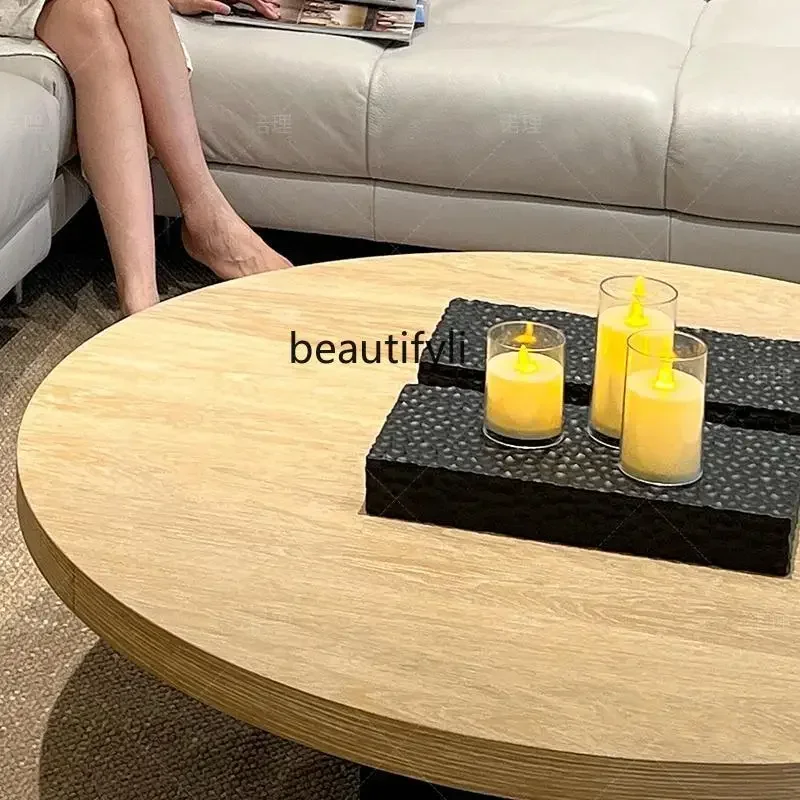 

2003Q скандинавский твердый деревянный гостиная для дома, французский ретро, бесшумный ветер, высококачественный дизайнерский креативный журнальный столик