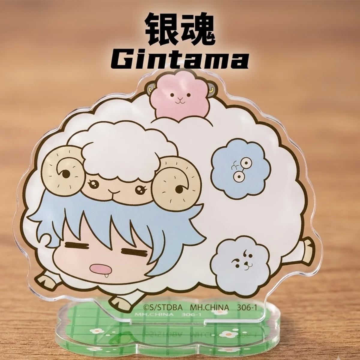 Anime Gintama 10cm Q Version Acrylic Stand Gin Kag Lovely Gift Xmas Present Showcase Cabinet Manga Collect Decor keychain