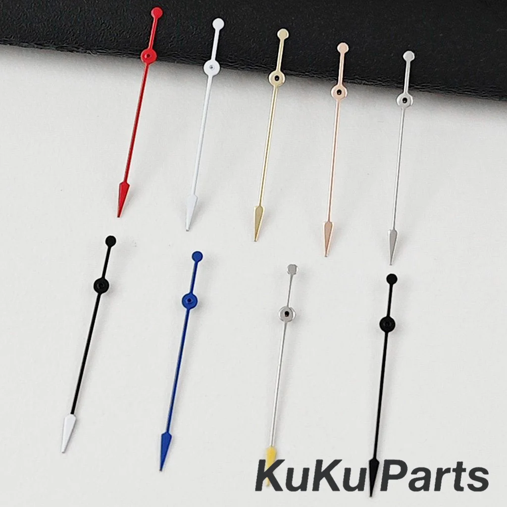 Pilot's Second NH35 Watch Hands 13MM Silver Gold Black Blue Red White Watches Needles for NH34 NH35 NH36 NH38 NH70 NH72 Movement