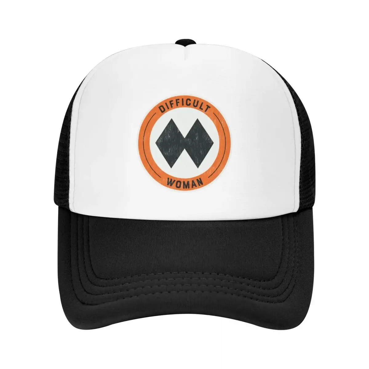 Difficult Woman - Double Black Diamond Skier Baseball Cap Streetwear Sun Hat Dropshipping Unique Hats Hats Men's