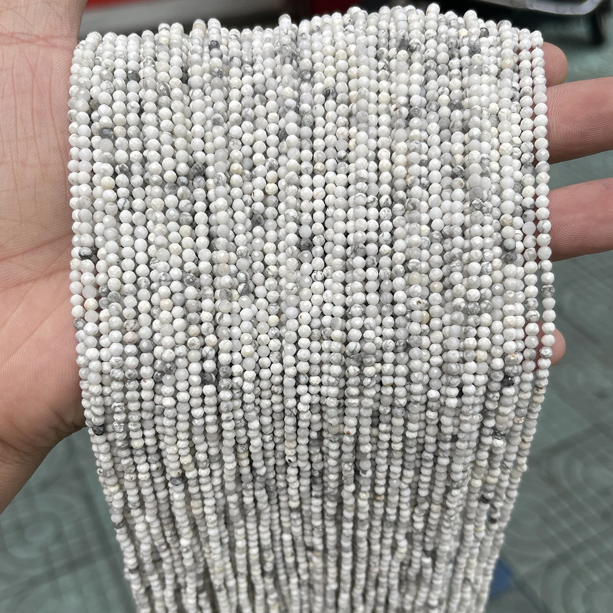 2, 3,4 mm gefacetteerde natuursteen Amethist toermalijn kraal losse spacer kleine kraal voor sieraden maken ketting armband accessoire