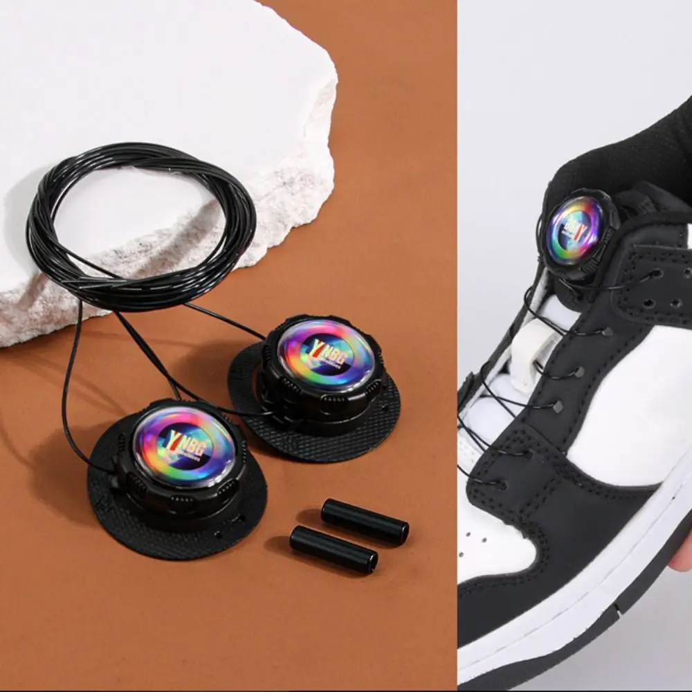 

1Pair Universal Quick Automatic Buckle Rope Adjustable Shoe Accessories Sneaker ShoeLaces Stretching Lock Lazy Laces For Adults