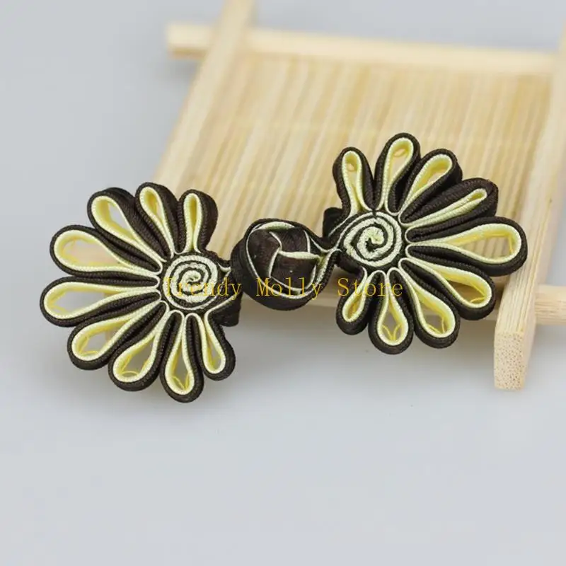 

N5KB Cheongsam Buttons Closure Sewing Buttons Fasteners for DIY Sewing