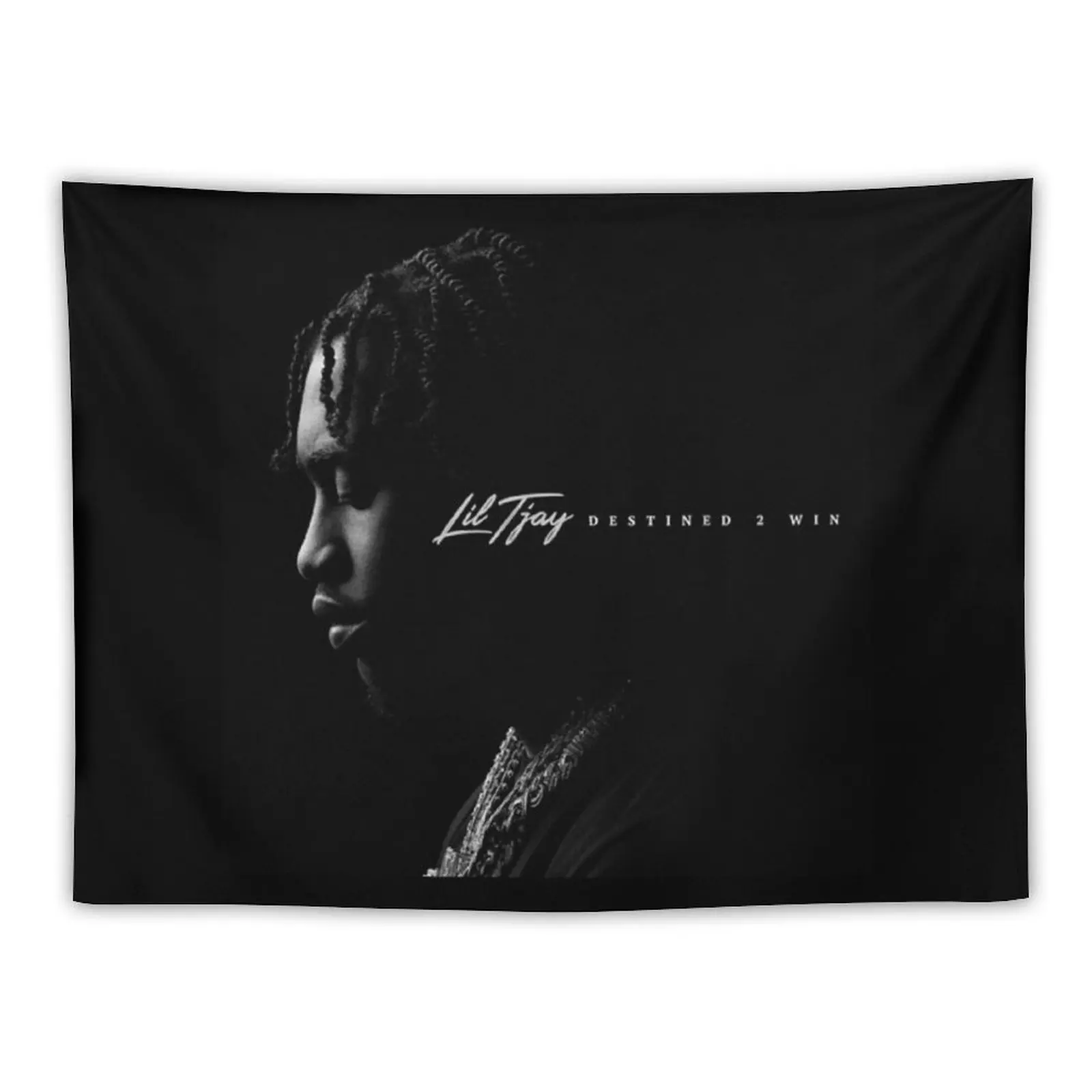 Lil Tjay Destined 2 Win Tapestry Decor For Bedroom Cute Room Things