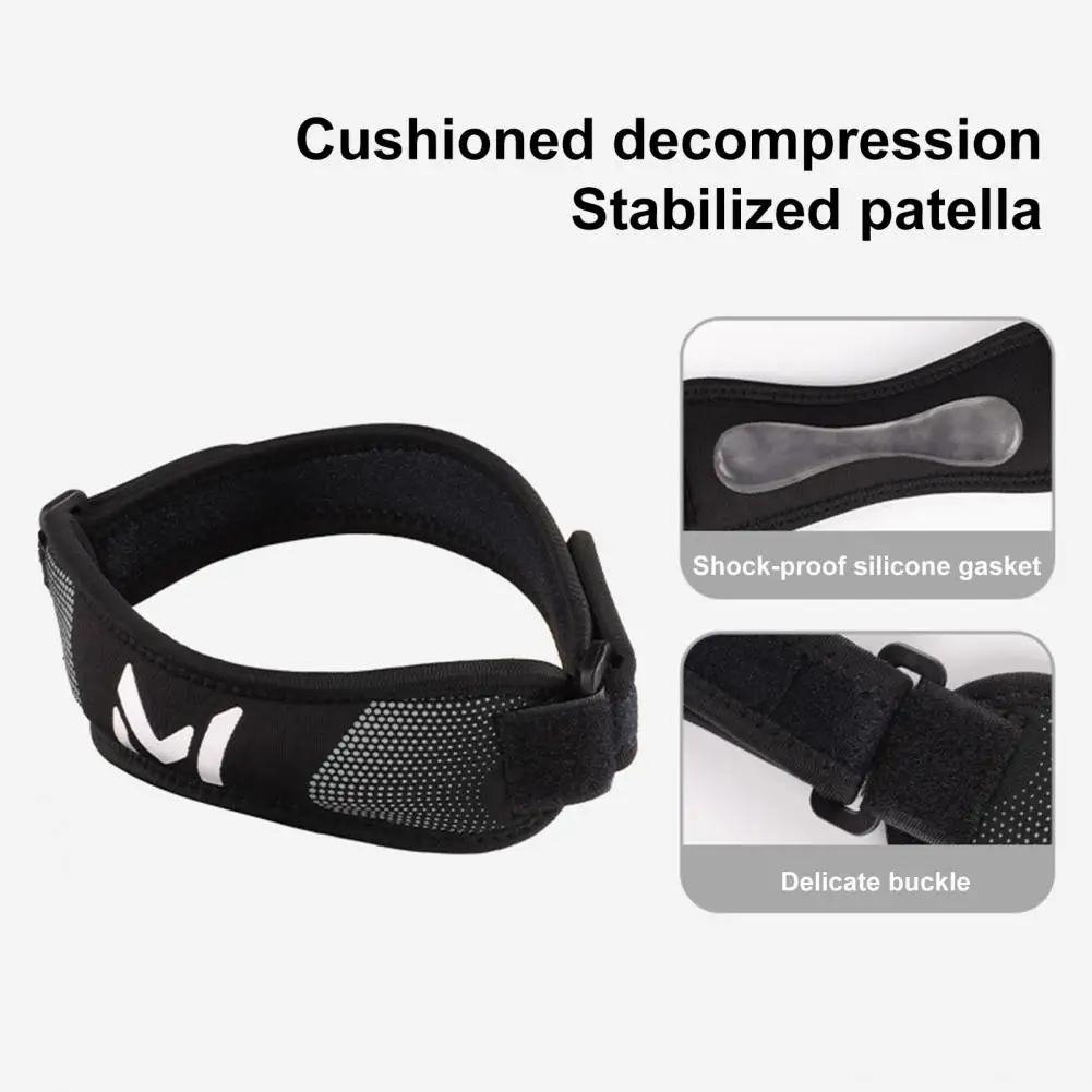 

Patella Support Band Adjustable Patella Knee Strap for Men Women Sports Hiking Running Pain Relief Brace Patellar Tendon Support