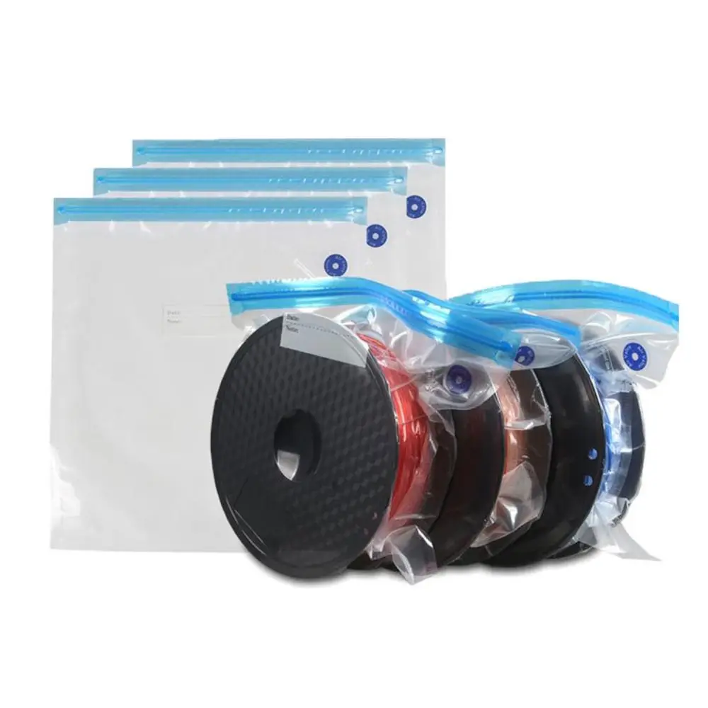 Reusable 3D Printer Vacuum Bags Dust Resistant Moisture Resistant 3D Printing Material Bags Dustproof Double Seal Sealing Bags