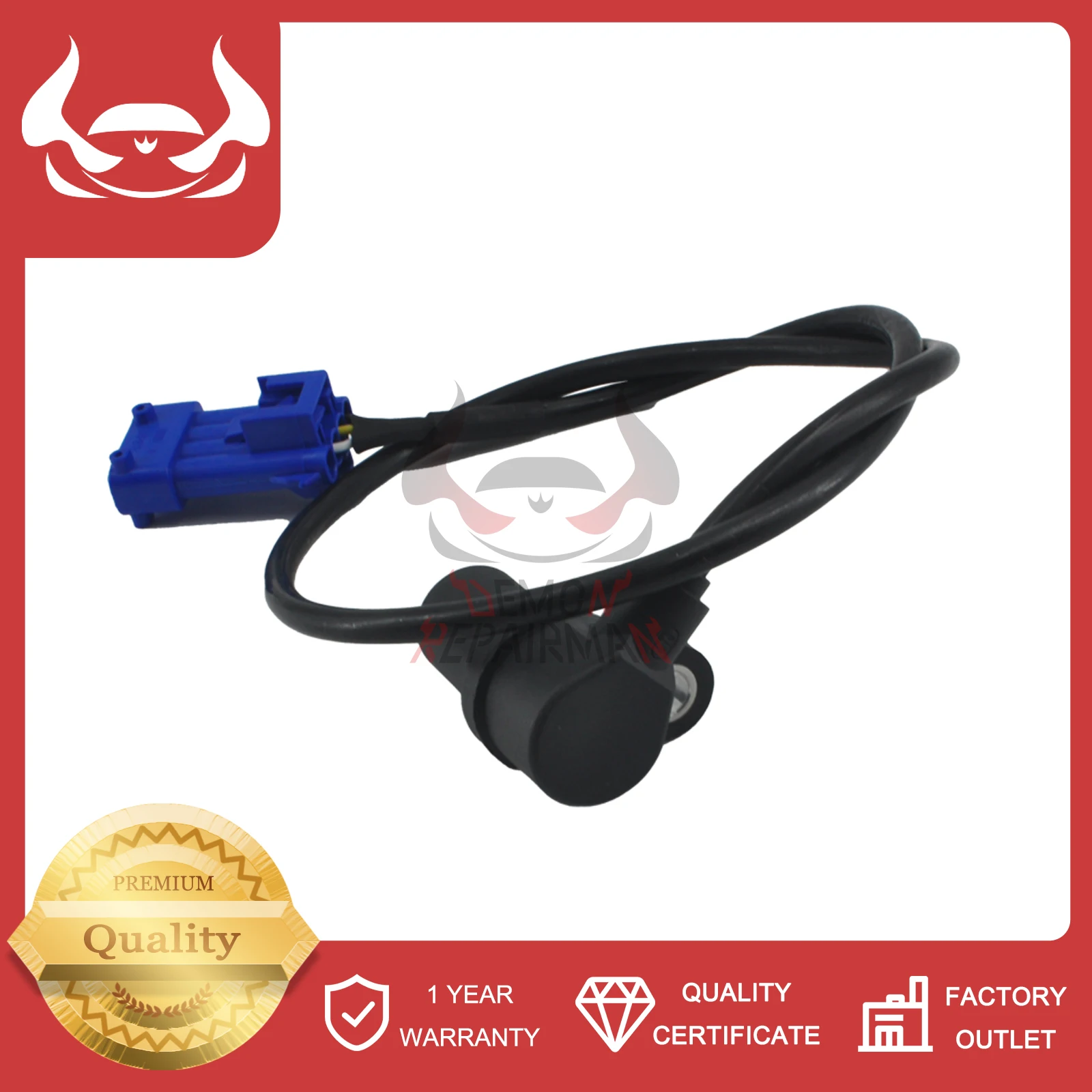 Crankshaft Position Sensor 55557326 Compatible With Saab 9-5 9-3 900 2.0L 2.3L Turbo Auto Engine RPM Speed Replace Part
