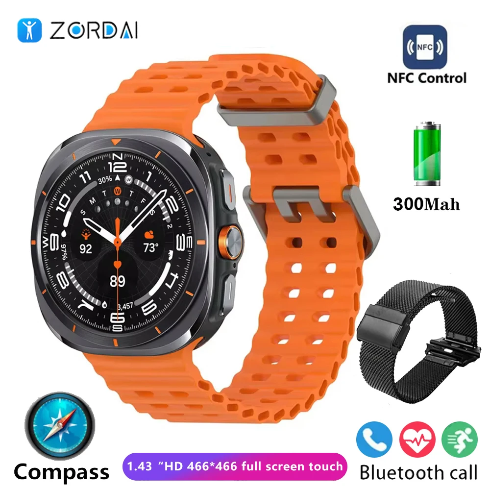 لساعة سامسونج DT ساعة ذكية جديدة للغاية للموسيقى المحلية بلوتوث مكالمة NFC ساعة ذكية رياضية خارجية للرجال والنساء قائمة ثلاثية الأبعاد IP68