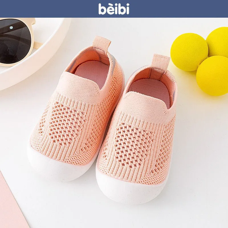 Baby Spring/Summer Soft Sole Socks Shoes Mesh Unisex Baby Anti Slip Floor Socks Children\'s 0-3T Lightweight Soft Walking Shoes