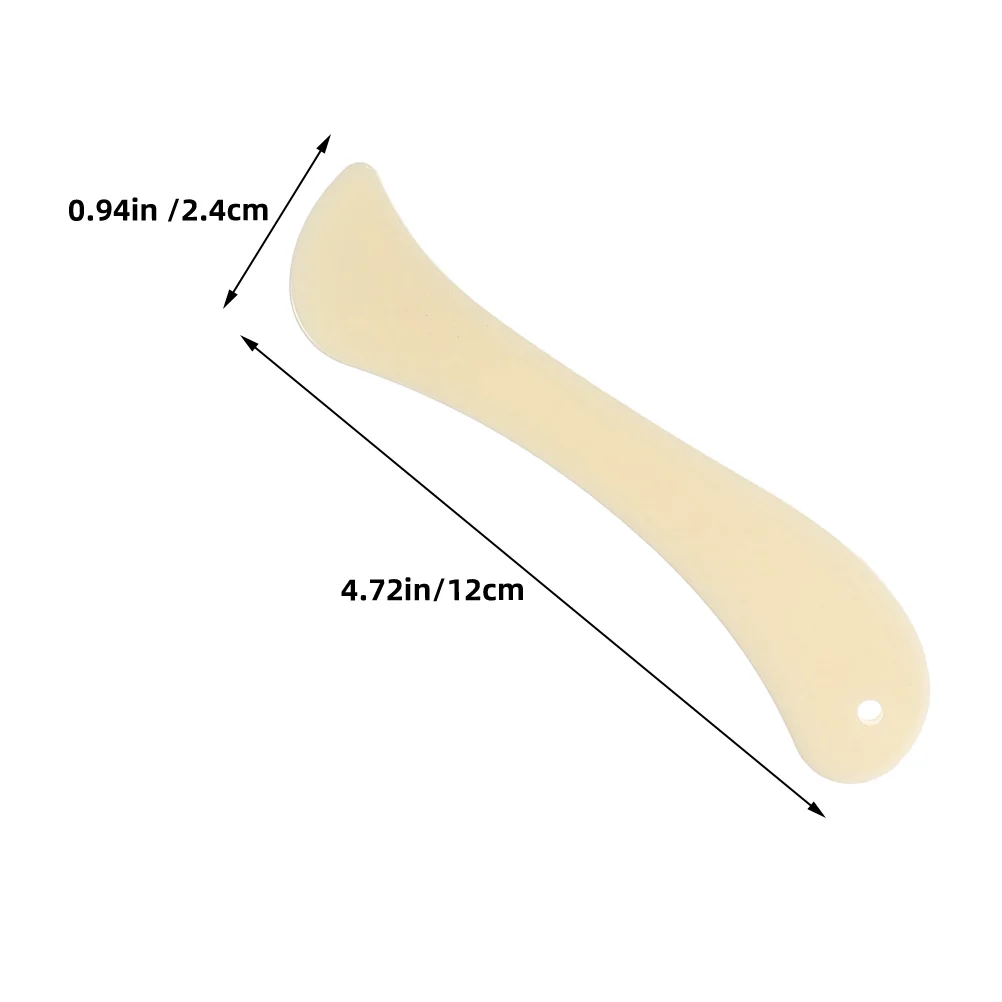 5 Pcs Origami Knife Tool Curved Bone Folder Plastic Letter Opener Crease for Paper Craft Supplies