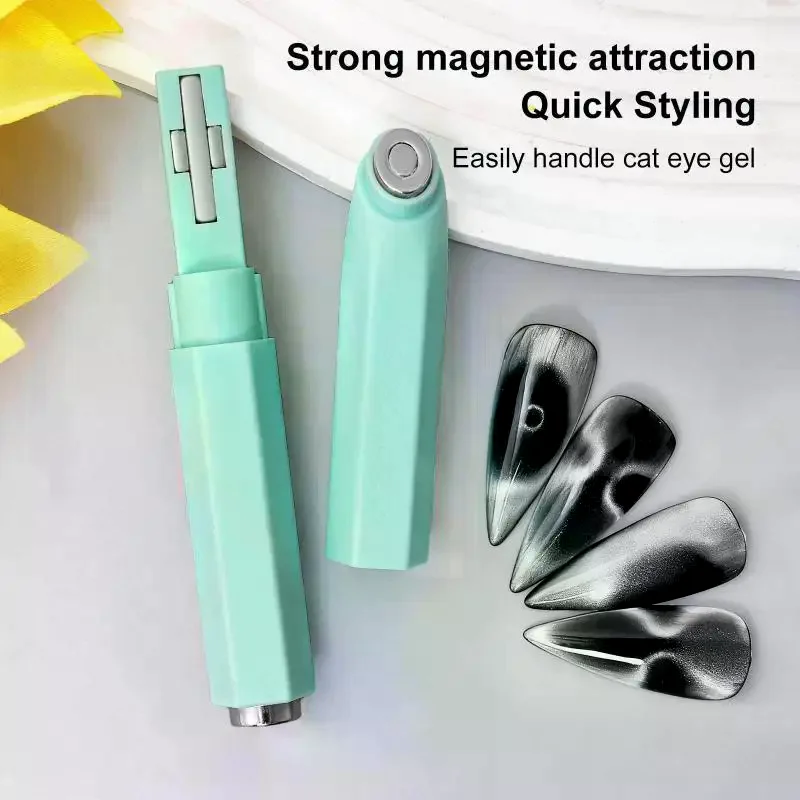 

Double-head Magnet Stick Annular Shape Effect Cat Magnetic UV Gel Nail Art Strong Magnetic Nails Magnet Pen DIY Nail Magnet