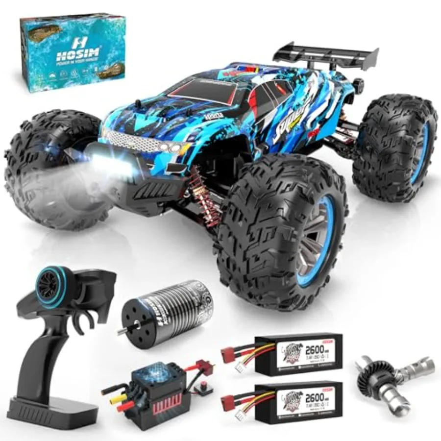 

Brushless RC Cars 1:10 for Adults Boys 68+ KMH High Speed 4X4 All Terrain Waterproof Off Road Hobby Grade Racing Buggy Toy Gift