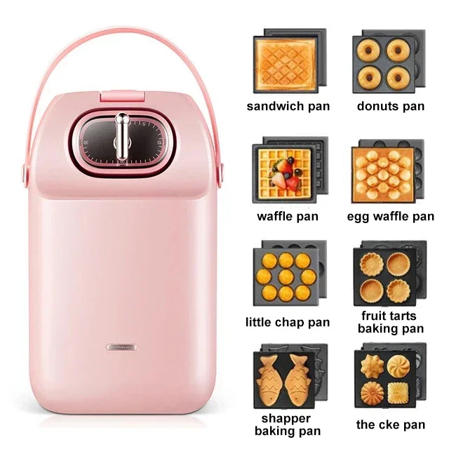 

New arrival New Arrivalfor 7 Days Delivery Mini Plate Custom 6 In 1 Multi-function 2 Slice 5 In 1 Breakfast Machine Sandwich Mak