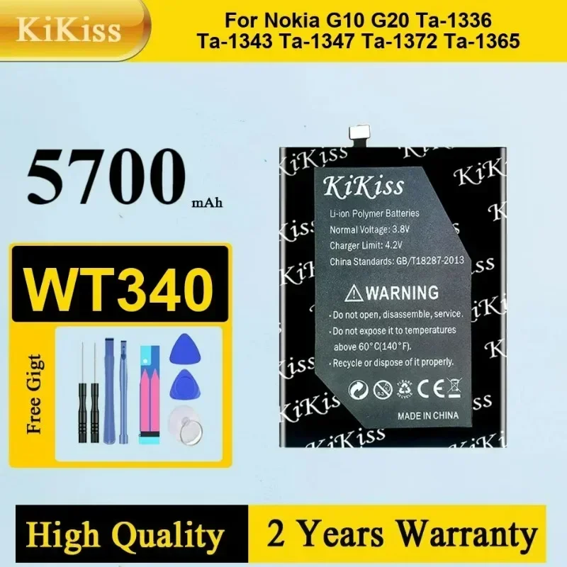 

WT340 Mobile Phone Battery For Nokia G10 G20 TA-1336 TA-1343 TA-1347 TA-1372 TA-1365