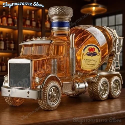 

New Car Whiskey Bottle Creative Car Model Wine Bottle Glass Blender truck whiskey bottle Transparent Decanter Home Decor