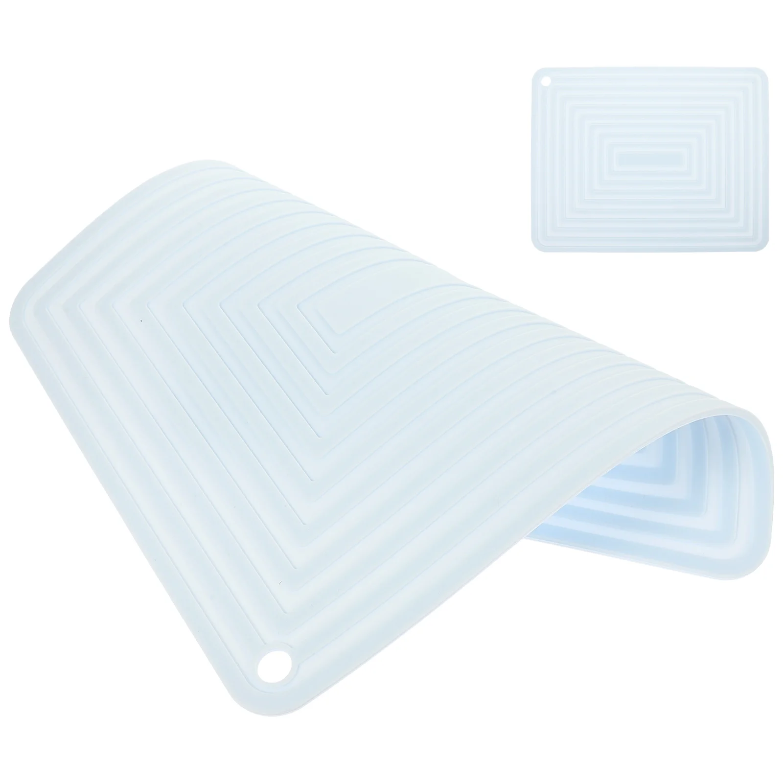 

Silicone Pot Mat Anti-slip Kitchen Placemat Heat Resistant Reusable Trivet Protective Dish Pad Countertop Tabletop Non Skid Dry