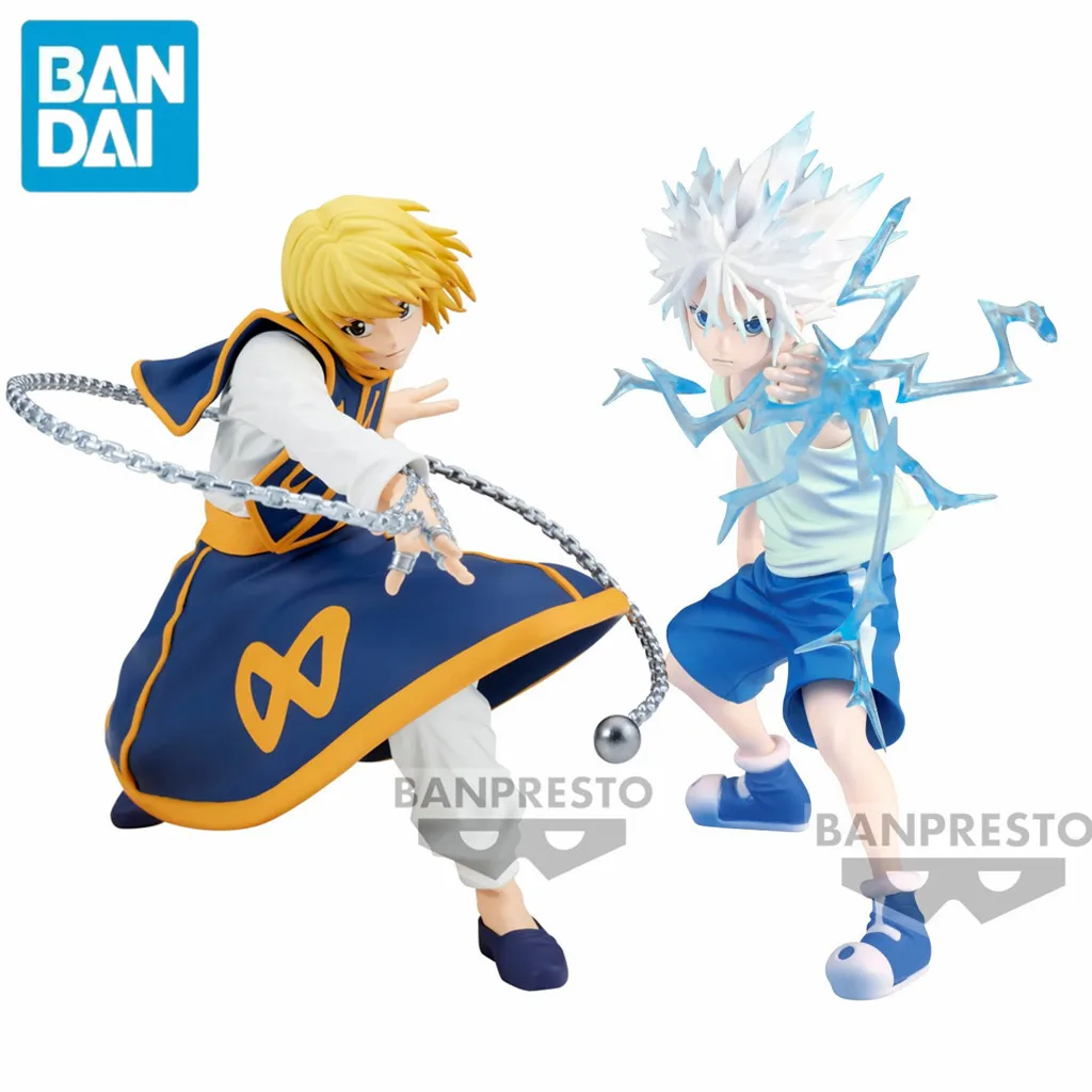 Original BANPRSETO Anime Figure Toys HUNTER×HUNTER VIBRATION STARS Kurapika Killua Zoldyck PVC Model Collection Action Figurine