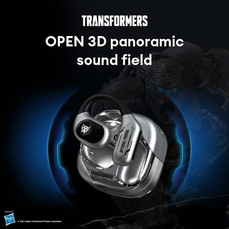Choice TRANSFORMERS TF-T18 Ear Hook Sport Earphones Wireless Bluetooth 5.4 Noise Reduction Headphones Music Fashion Earbuds
