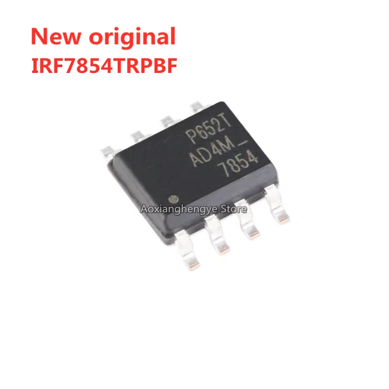 5PCS IRF7854TRPBF IRF7854 P652T SOP8 N Channel 80V 10A 13.4mΩ 2.5W Field effect tube MOSFET