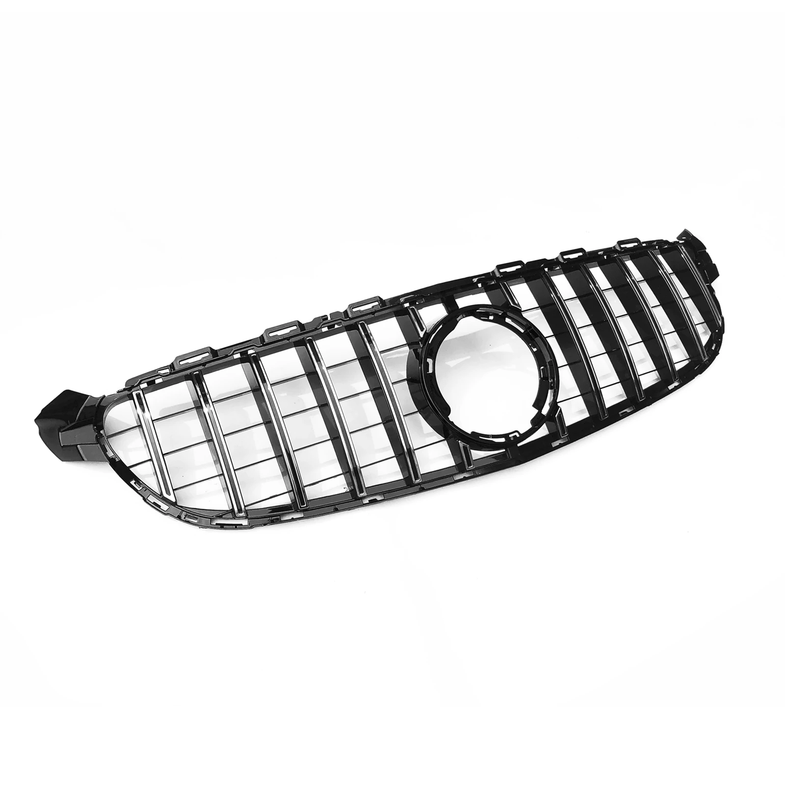 Front Grille Racing Grill Hood Grid Mesh Auto Part For Mercedes Benz W205 C63 C63S AMG 2019-2021 GT