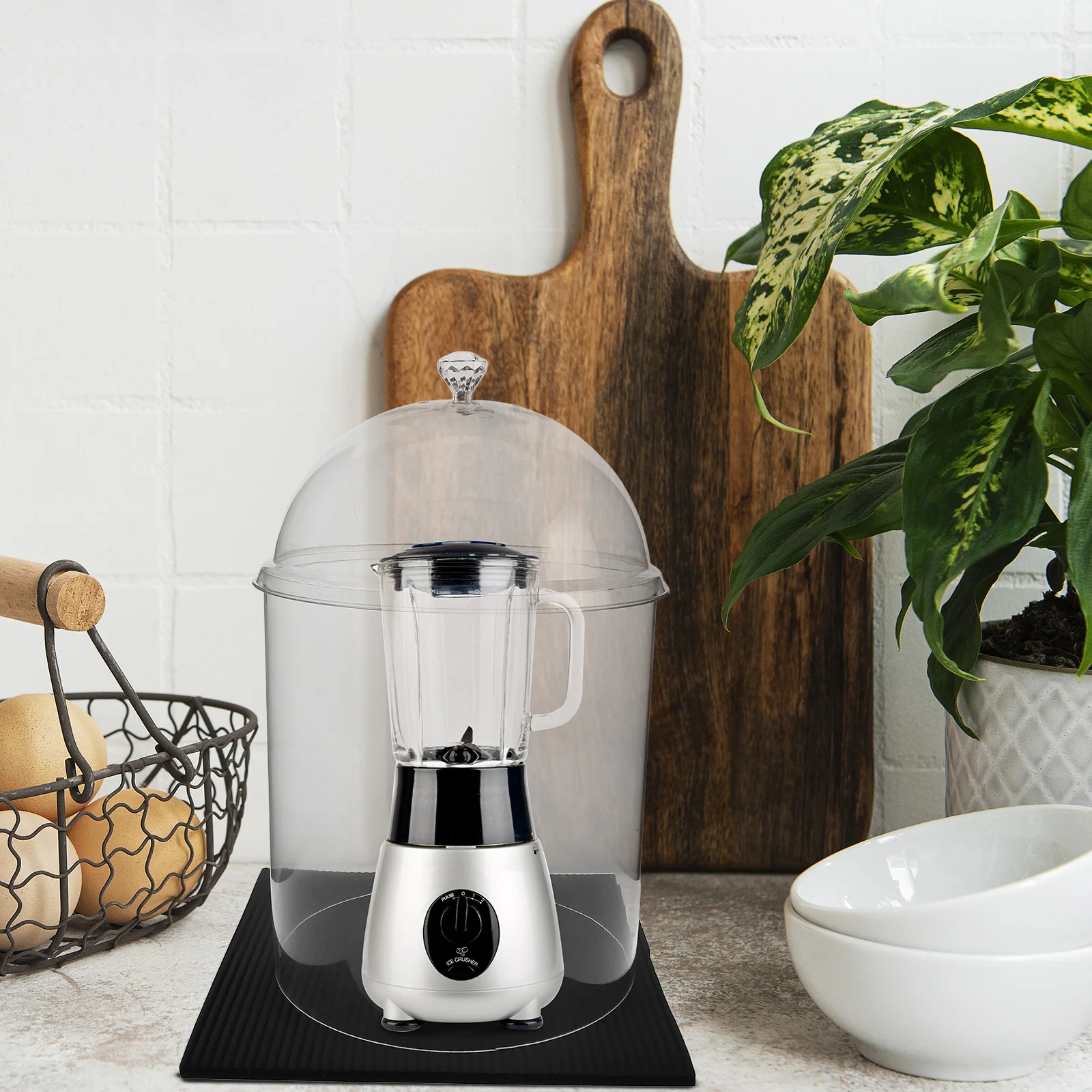 

Blender Soundproof Shield Transparent Noise Reduction Cover Quiet Operation Guard Effective Appliance Noise Shield Easy Install