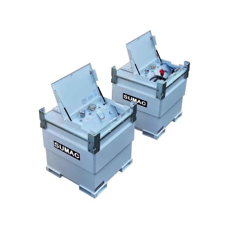 Mobile Portable 3000 Liter 1000 Liter Station Diesel  Fuel Cube Tank