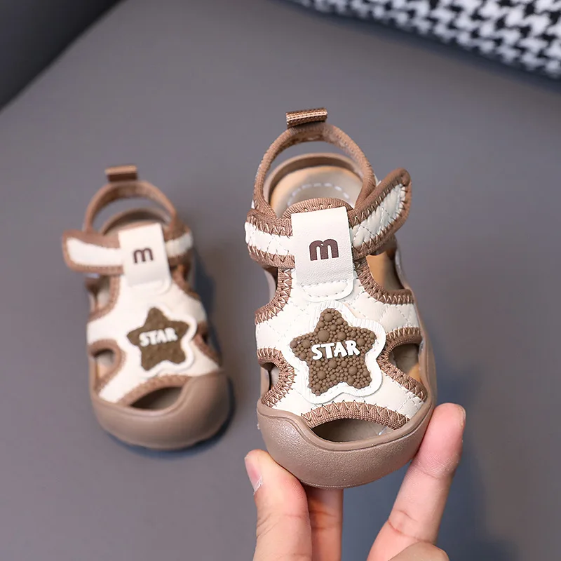 Baby shoes0-1-3Children's Fashionable and Comfortable Beach Toddler Sandals