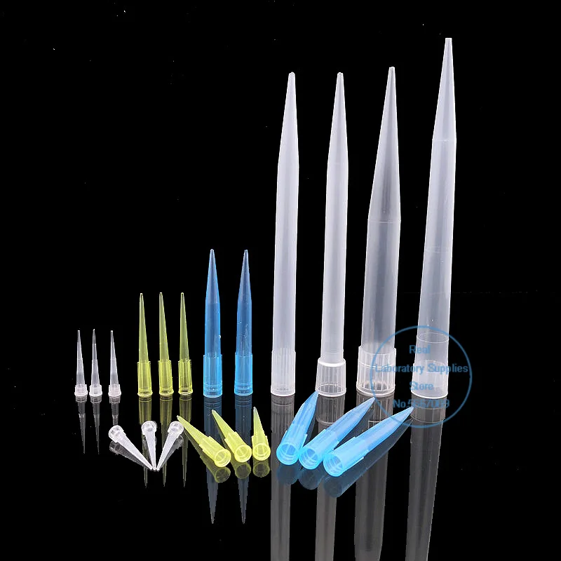 Lab 10ul 200ul 1000ul 5ml 10ml  Disposable PP Plastic Pipette Tips For Microbiological Test Pipettor Tips