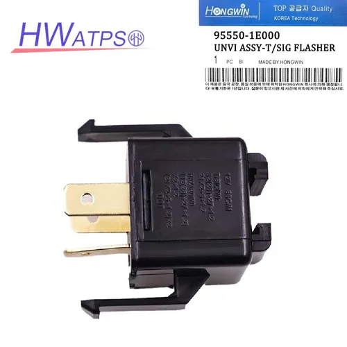 Relé de Señal de Giro Electrónico de 3 Pines para Automóvil, Nuevo, 95550-1E000 955501E000, Compatible con 95550-1Y500 para Hyundai Kia