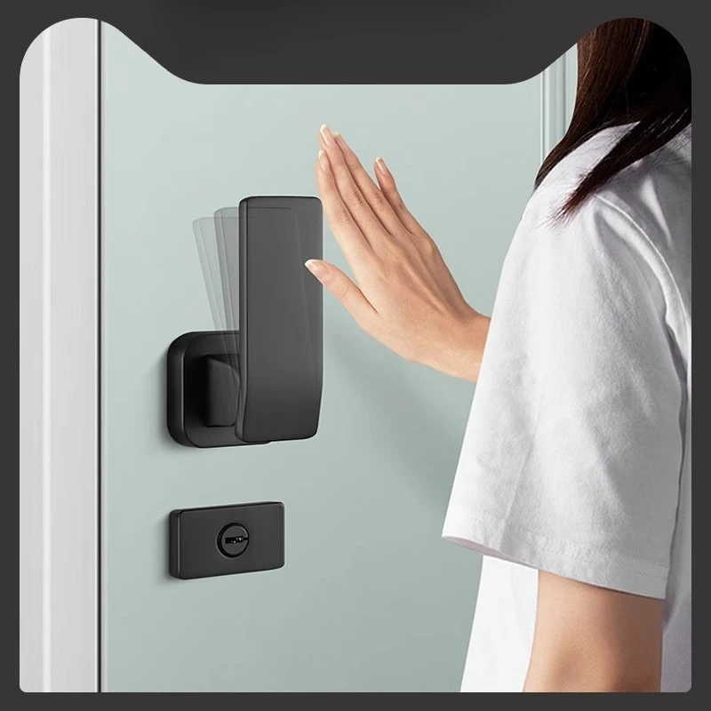 

American indoor bedroom silent split direct push door lock household room door lock bathroom flat push pull wood door lock