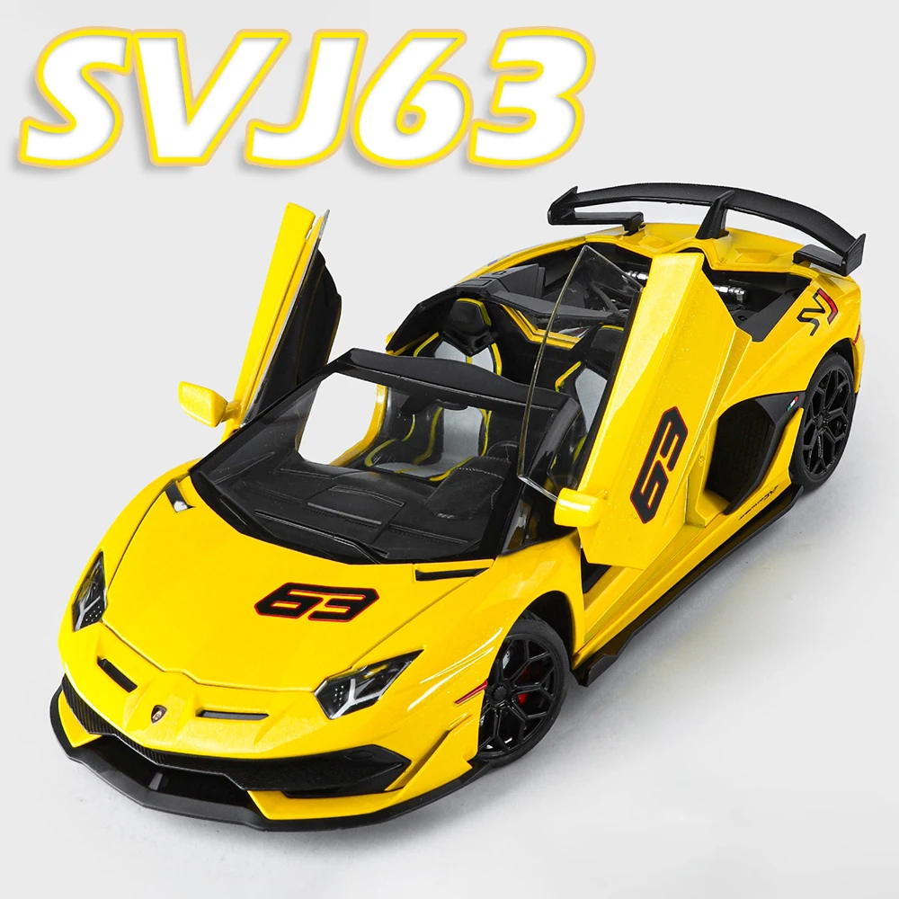 1-18-aventador-svj63-lp770-model-sports-car-toys-alloy-diecast-doors-opened-wheel-steering-miniature-supercar-collection-models