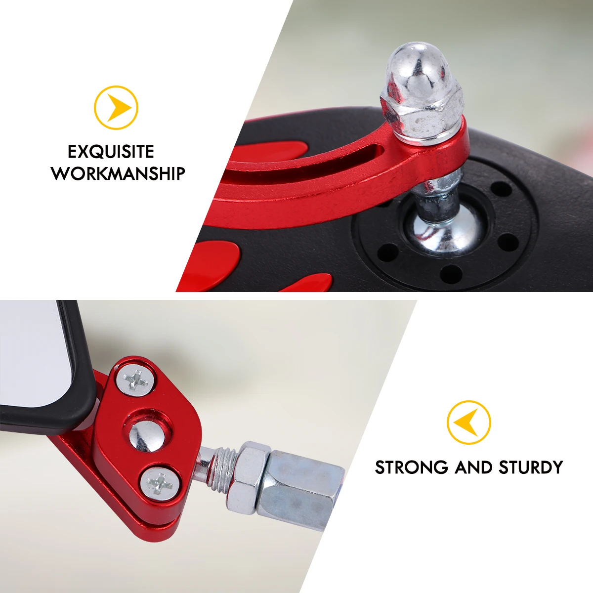 

Adjustable Bike Mirror Rearview Wide Angle Motorbike Retroreflector Motorcycle Side Mirrors
