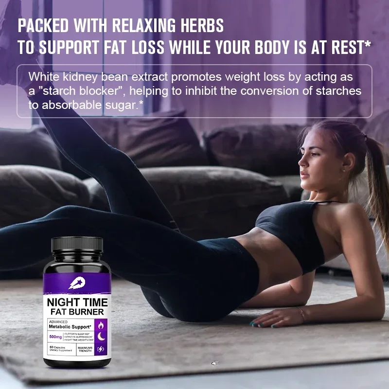 

Капсула для похудения, ночной сжигатель жира для похудения, повышения метаболизма, подавления аппетитовой диеты, здорового управления весом