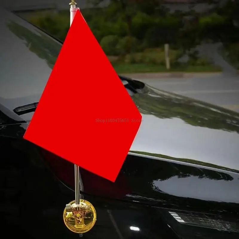 

Without Drill Stainless Steel Telescopicijng Flagpole ABS Suction Cup Base For Car Roofs Outdoor Activity Parties