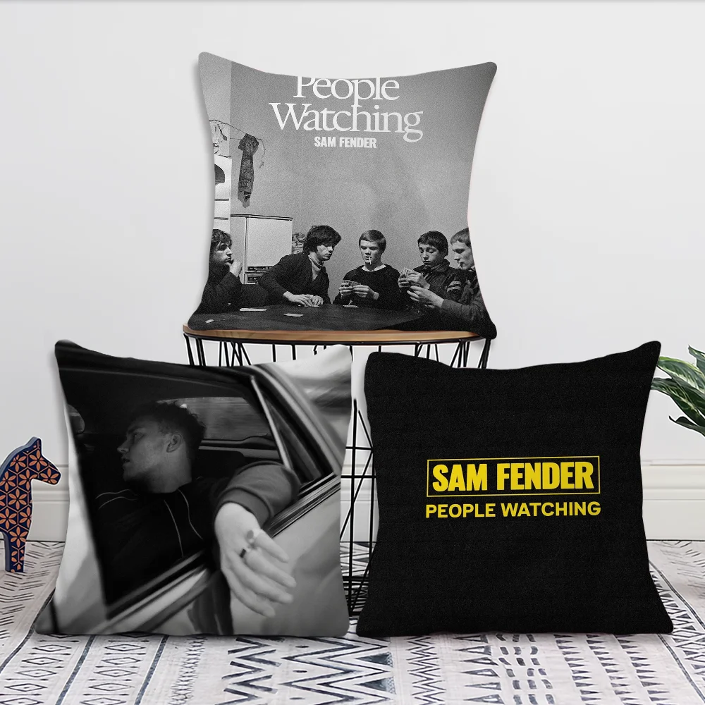 F-Fender Decoration Singer People Room S-Sam Home Sofa living Office Car Nordic Simplicity Pillow Watching Cover