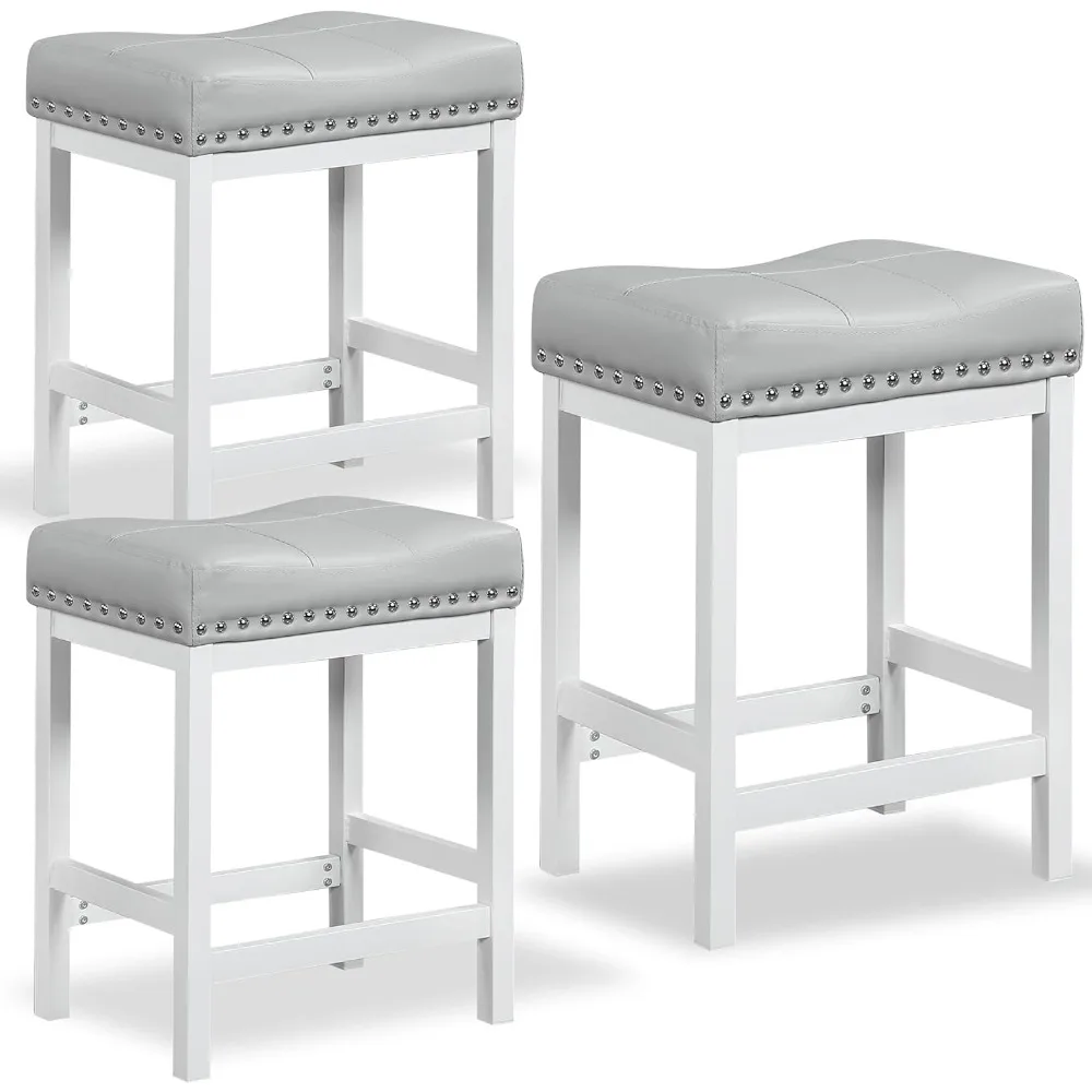 Bar Stools Set of 3, 24